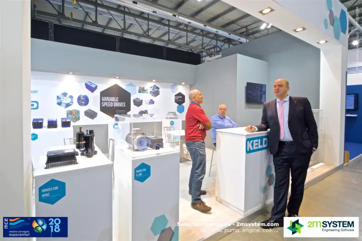 Keld drives for HVAC and SynRM motors on display plinths