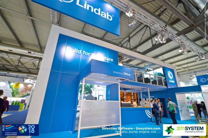 Lindab 'Solutions for Office' room on the two-storey stand