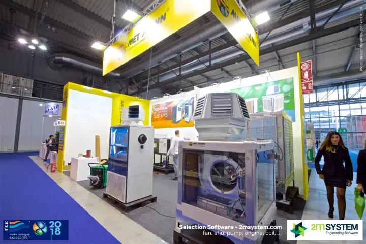 Met Mann unit with transparent side panel showing its centrifugal fan