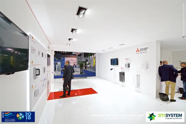 Mitsubishi Electric controls wall with remote controllers and web server modules