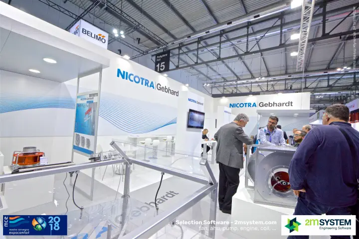 Nicotra Gebhardt PFP plug fan display and housed centrifugal fan