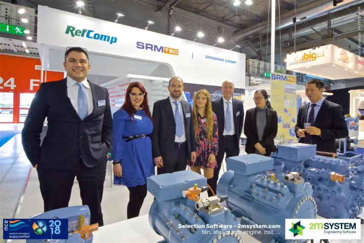 RefComp team behind blue semi-hermetic compressors at MCE 2018