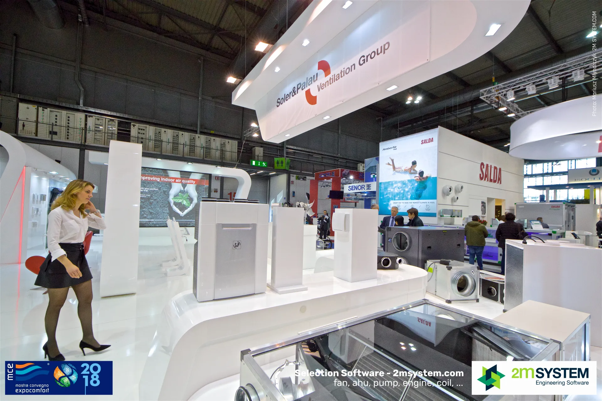 Residential heat recovery units on the Soler & Palau display at MCE 2018