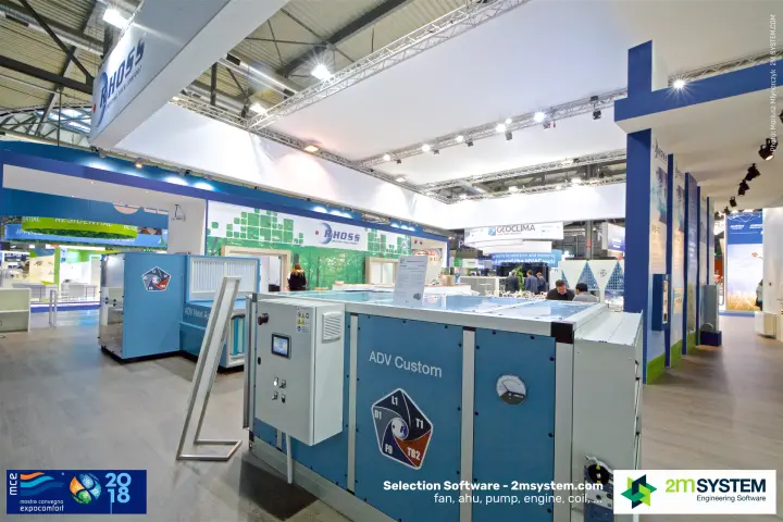 Rhoss ADV Custom air handling unit with control panel