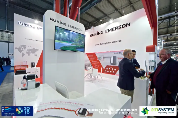 Ruking Emerson stand with EcoKing variable speed driver graphics