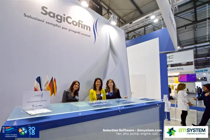 SagiCofim reception with "Soluzioni semplici per progetti evoluti" at MCE 2018
