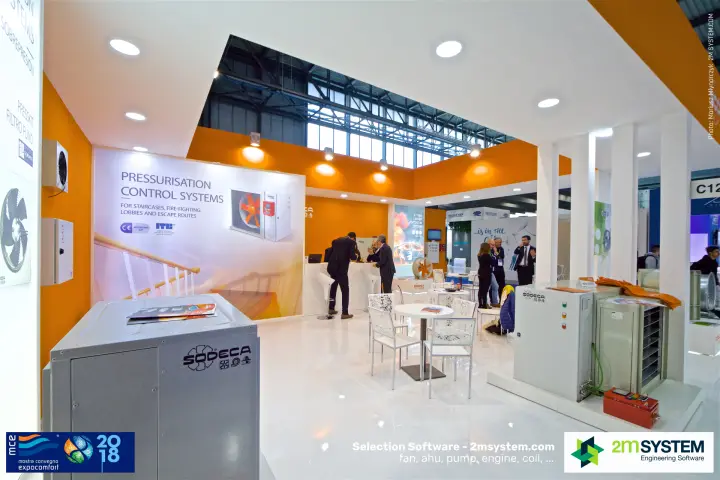 Sodeca pressurisation control systems for staircases and escape routes at MCE 2018