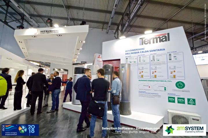 Termal heat pump water heaters on "Le 4 dimensioni dell'acqua calda"