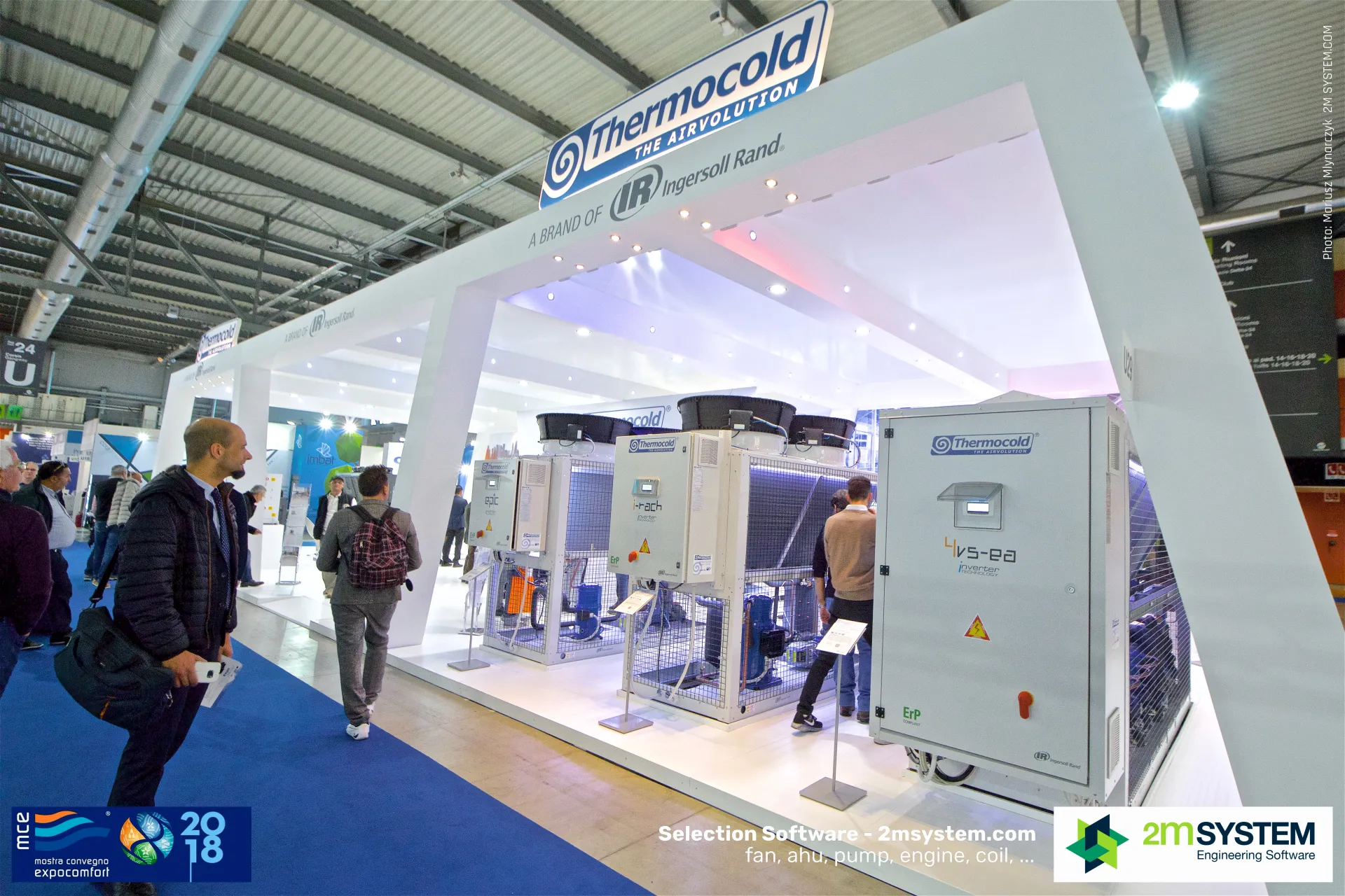 Thermocold air-cooled units under the 'A brand of Ingersoll Rand' fascia at MCE 2018
