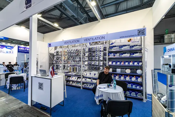 Europlast ventilation accessories wall with grilles, fittings and extract fans