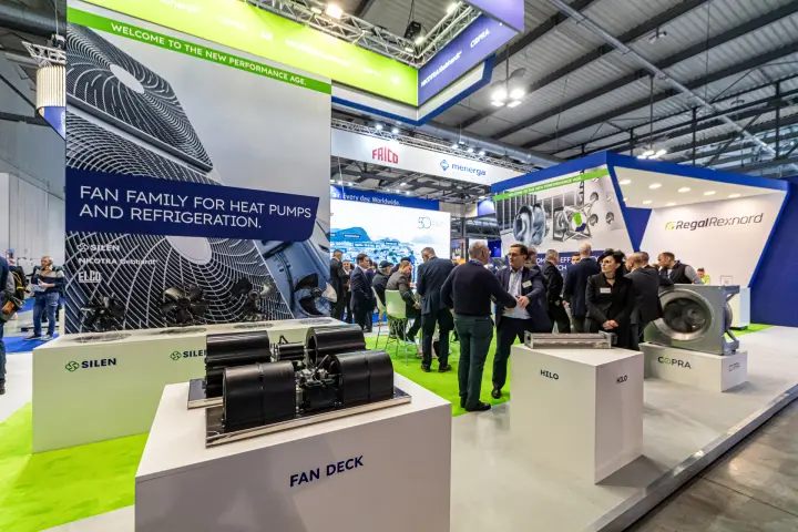 FAN DECK blowers and Silen axial fans on the Regal Rexnord stand
