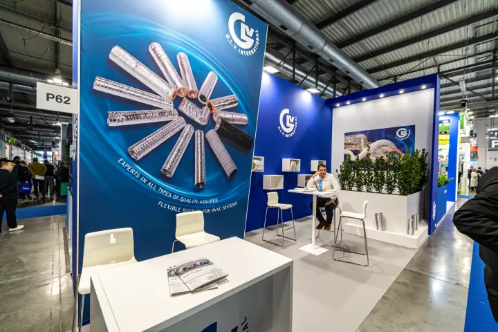 G.L.V. International flexible ducting graphic and Duct Systems brochures