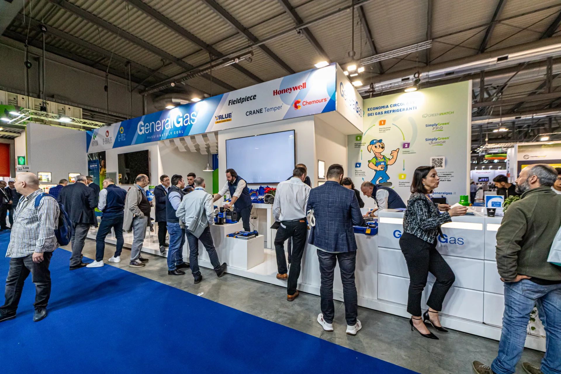 General Gas refrigeration counter with partner brand fascia at MCE 2024