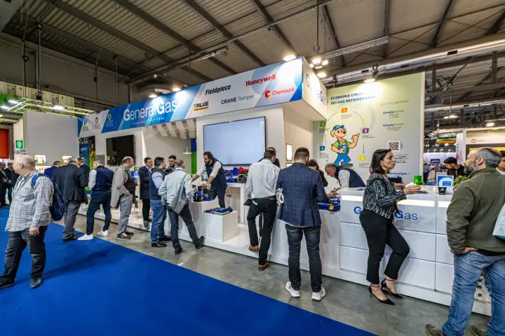 General Gas refrigeration counter with partner brand fascia at MCE 2024