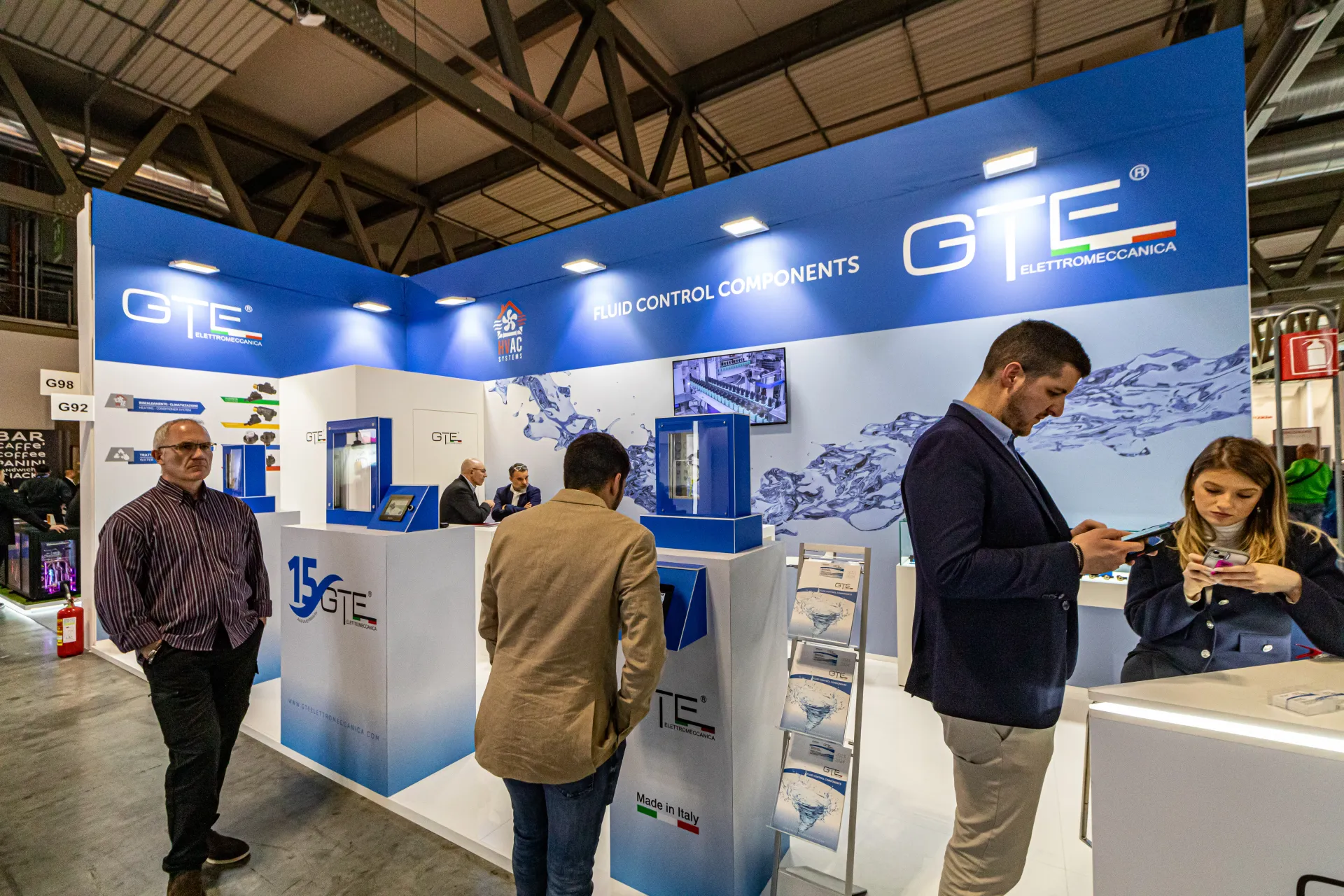 GTE Elettromeccanica stand for fluid control components at MCE 2024