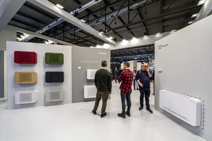 Innova Färna units in six coloured finishes at MCE 2024