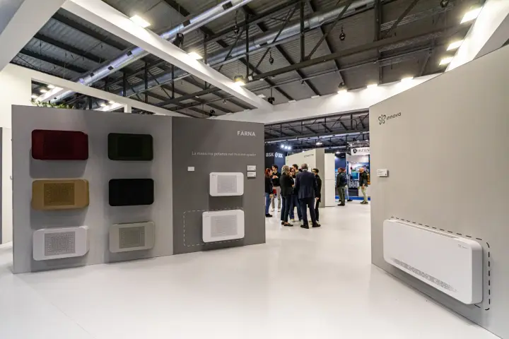 Innova Färna units in six colours and a low wall-mounted unit