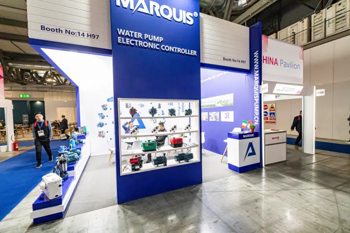 Marquis showcase of surface pumps and electronic pump controllers