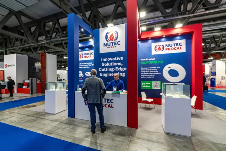 Nutec Procal stand presenting the new Silform H2 insulation shape