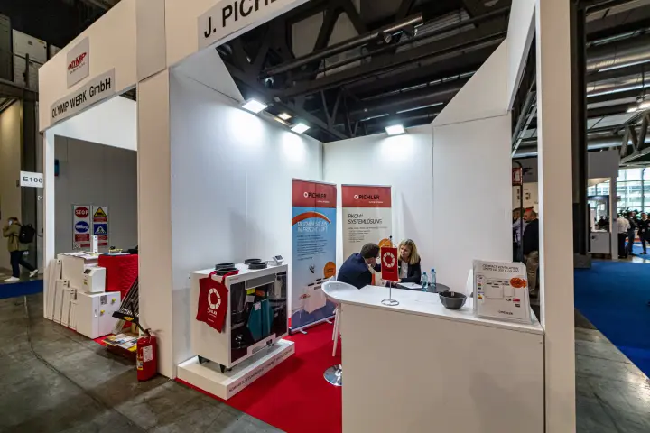Pichler compact ventilation unit at a shell stand next to Olymp at MCE 2024
