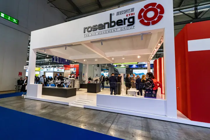 Rosenberg stand front with Ecofit and Etri logos at stand S30