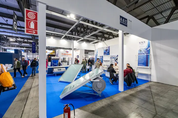 A.S.T. Solar Industry stand