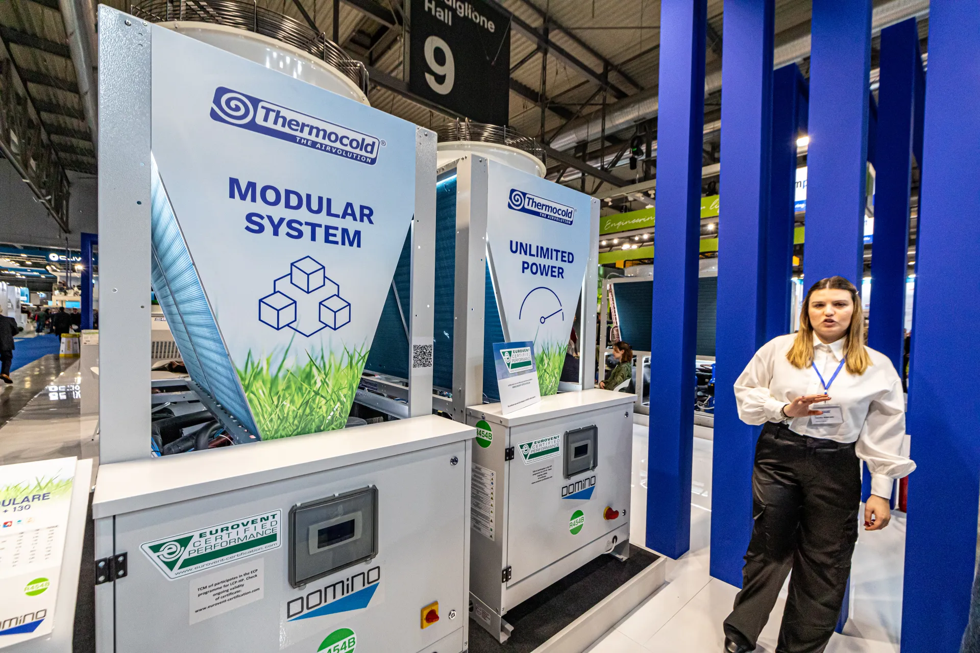 Thermocold Domino units with Eurovent certification labels at MCE 2024
