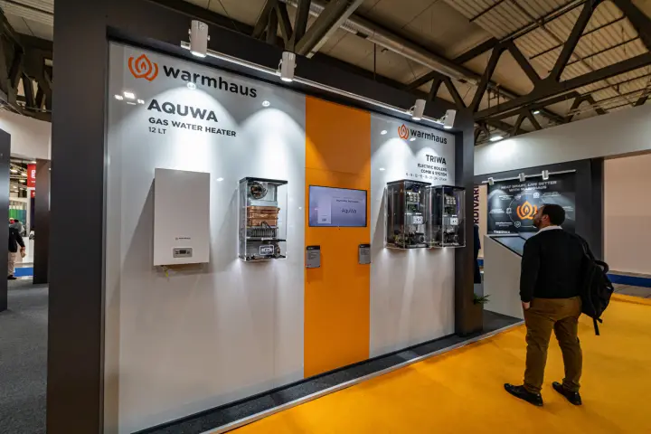 Warmhaus AQUWA gas water heater and TRIWA electric boilers