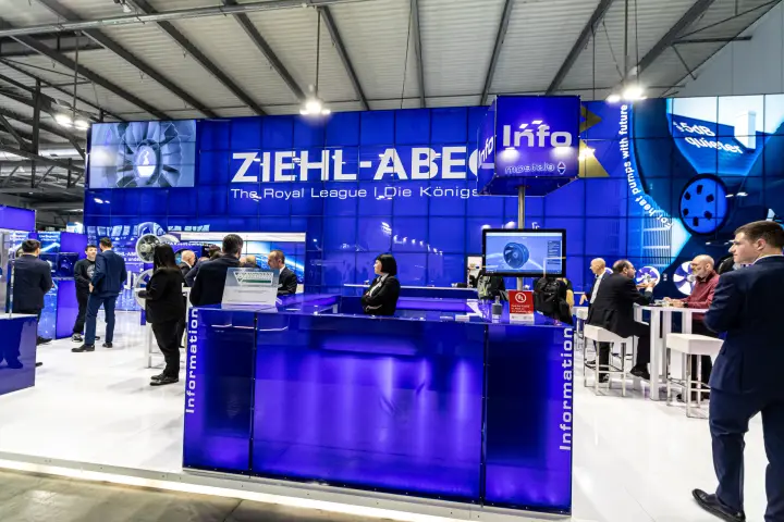 Ziehl-Abegg information counter with Eurovent and UL certification signs