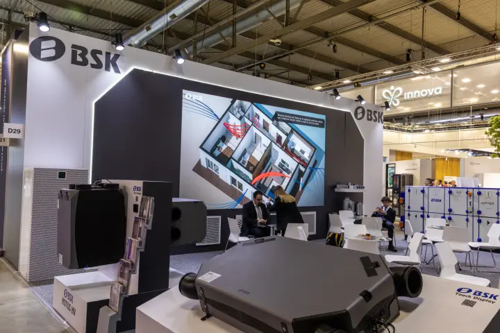 BSK heat recovery units and Jupiter air handling unit at stand D29 at MCE 2026