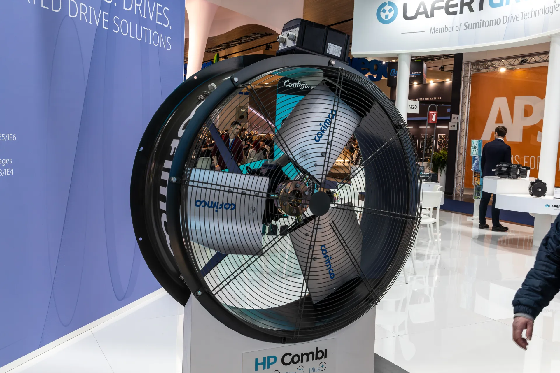 Cofimco HP Combi axial fan with branded blades at MCE 2026