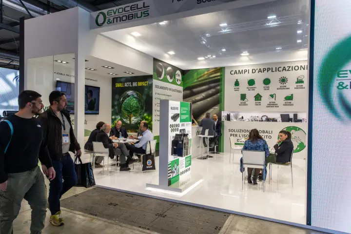 Evocell & Mobius stand on elastomeric insulation and its application sectors at MCE 2026