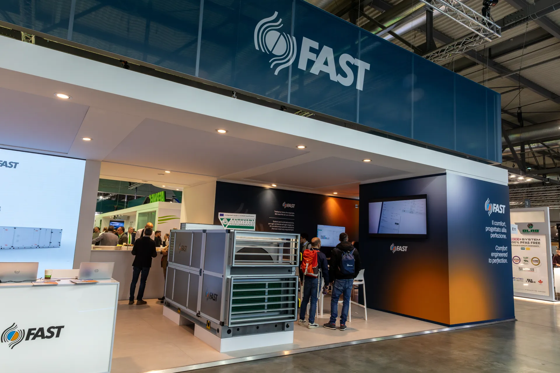 Fast stand with a Eurovent-certified air handling unit at MCE 2026