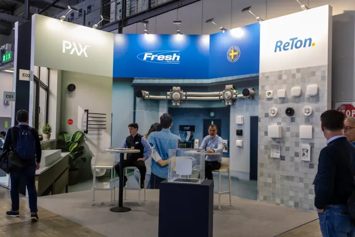 Fresh Ventilation stand with PAX and ReTon bathroom ventilation at MCE 2026