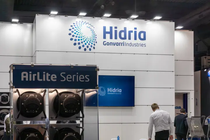 Hidria Gonvarri Industries stand wall with AirLite Series fans at MCE 2026