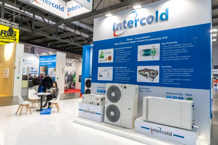 Intercold water-loop condensing units for supermarket refrigeration at MCE 2026