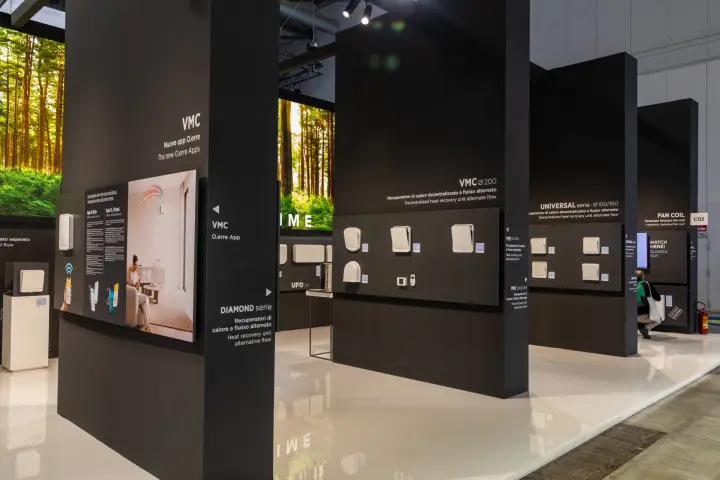 O.erre VMC walls with DIAMOND and UNIVERSAL heat recovery series at MCE 2026