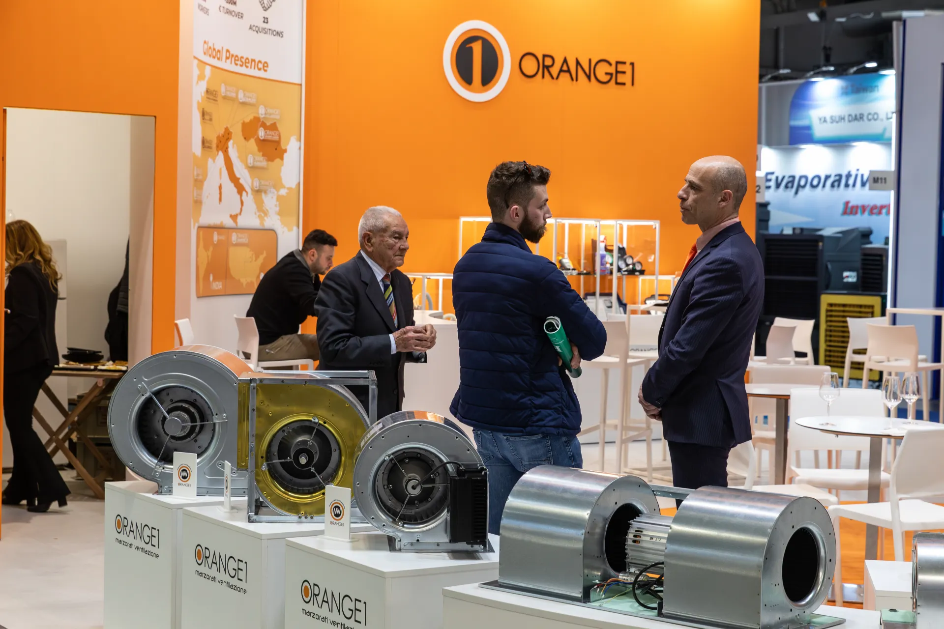 Orange1 double-inlet centrifugal fans by Marzorati Ventilazione at MCE 2026