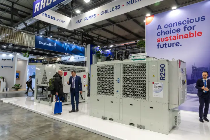 Rhoss R290 multi-purpose EXP units with Eurovent certification at MCE 2026