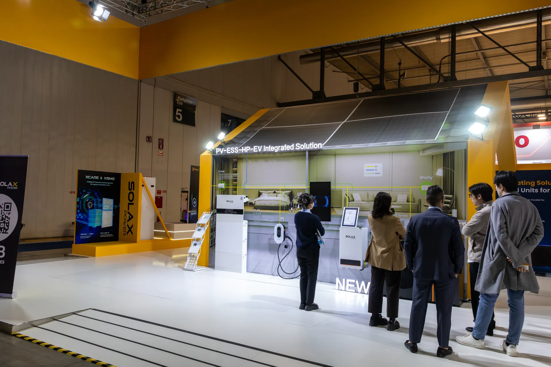 SolaX Power house mock-up for its PV-ESS-HP-EV Integrated Solution at MCE 2026