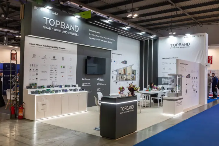 Topband smart home and building controller stand at booth 5-K11