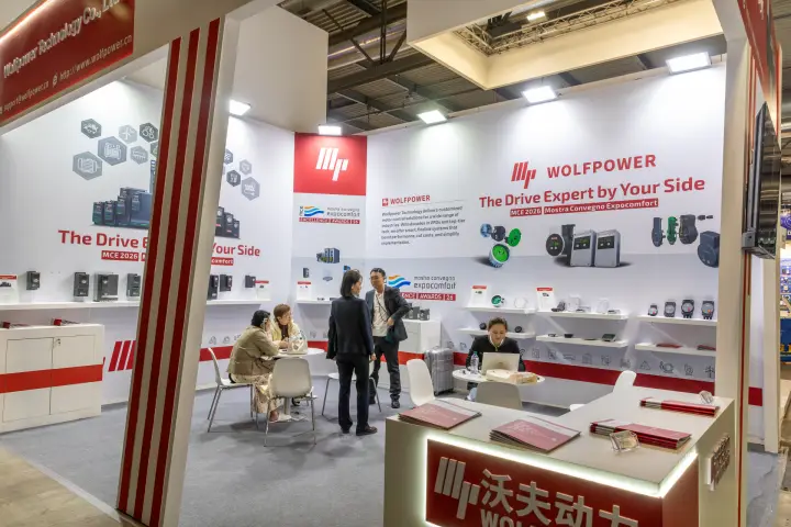Wolfpower stand with variable frequency drives and compact controllers