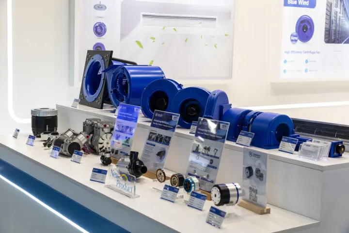 Xiangming Intelligent centrifugal blowers, motors and modular drive units at MCE 2026