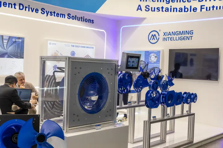 Xiangming Intelligent plug fan test rig and axial fan range