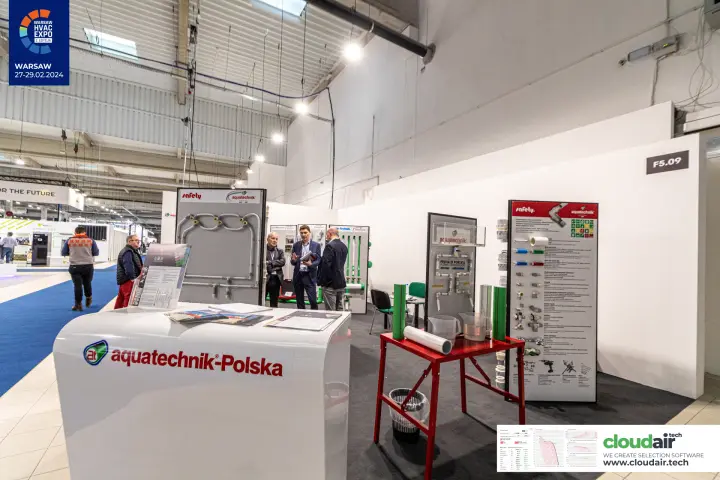 Aquatechnik-Polska counter and 'Prova di portata' flow comparison board