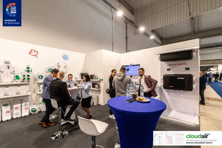Awenta PRO Seria Aquila wall units and distribution boxes at Warsaw HVAC Expo 2024