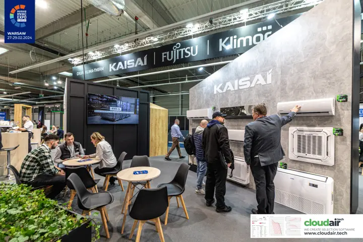 Kaisai wall-mounted, cassette and floor-ceiling units on display