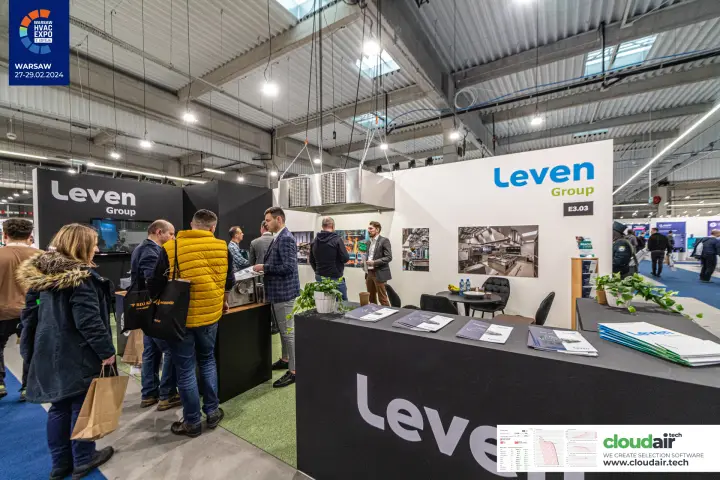 Leven Group stand E3.03 with suspended stainless kitchen hood