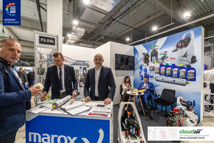 Marox stand F3.33b with Kamco system cleaning products and flushers