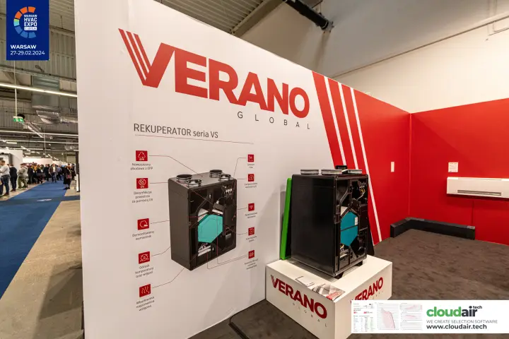 Verano Global graphic of the VS series heat recovery unit